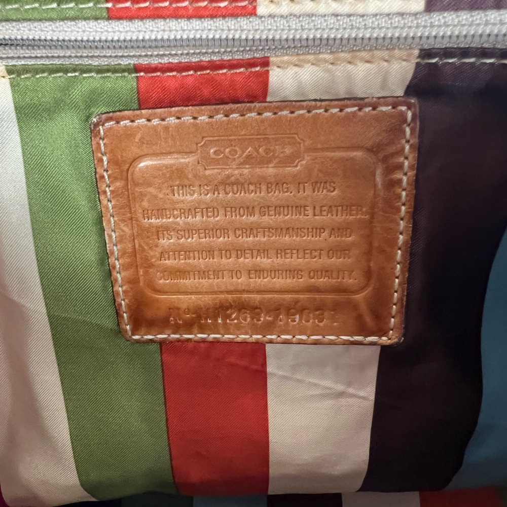 Coach Legacy Willis 70th Anniversary Colorblock Satchel - Picture 13 of 15